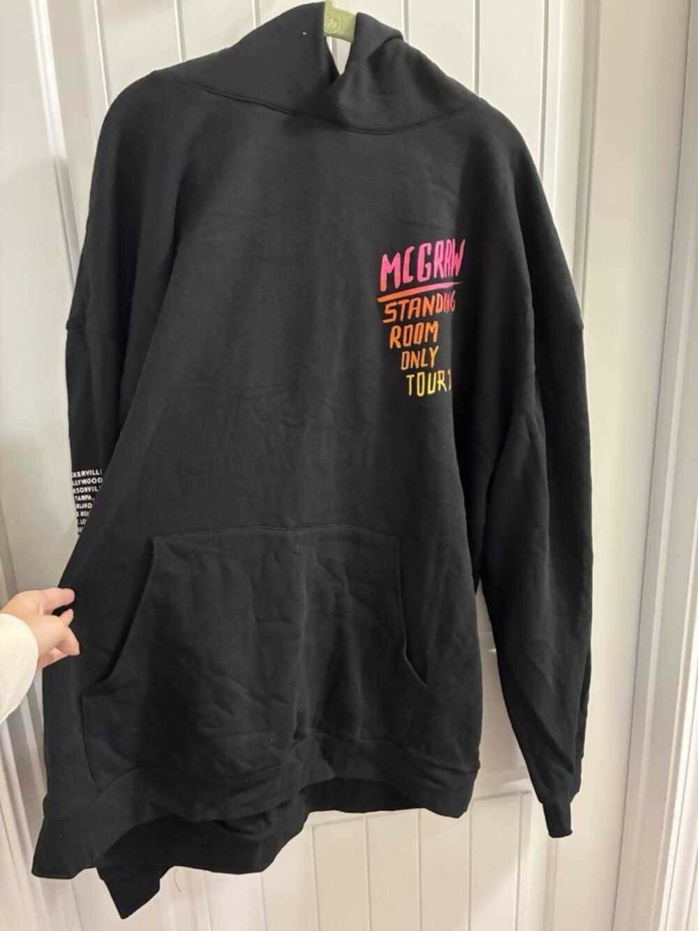 Tim McGraw Standing Room Only Tour 24 Pullover Hoodie 3XL